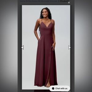 KENNEDY BLUE 
COLOR: Bordeaux 
Style: Elizabeth 
Size: 0